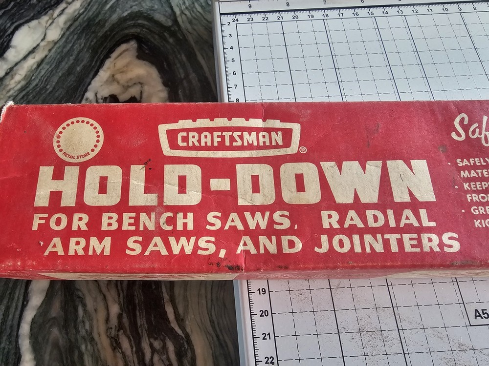 vintage craftsman HOLD DOWN! COMPLETE SET
