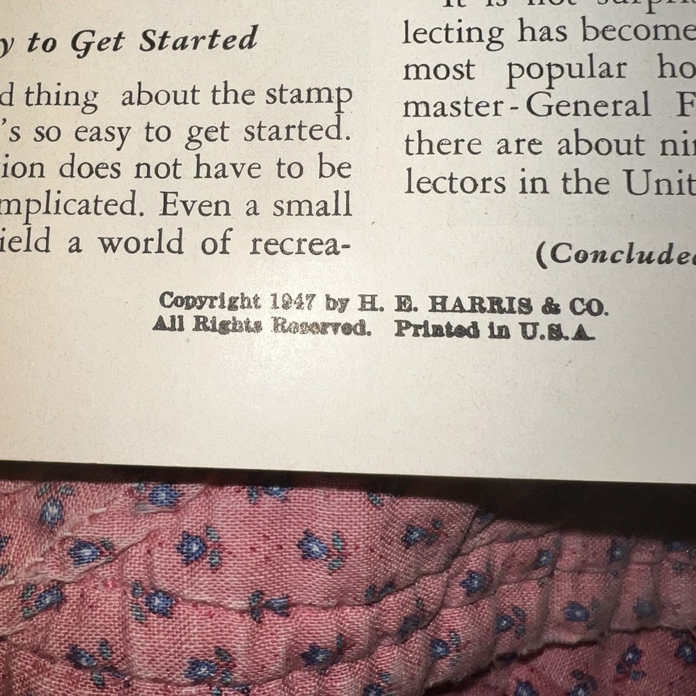 Stories From Postage Stamps 1947 Greek Myths Post Club Member Booklet Harris