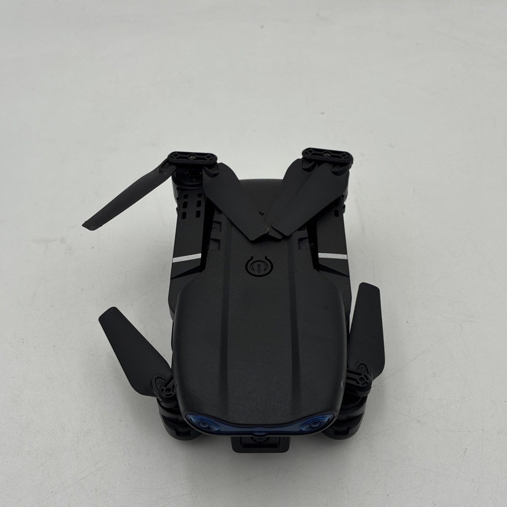 Black RC UFO Remote Controller Drone With Accessories & Carrying Case