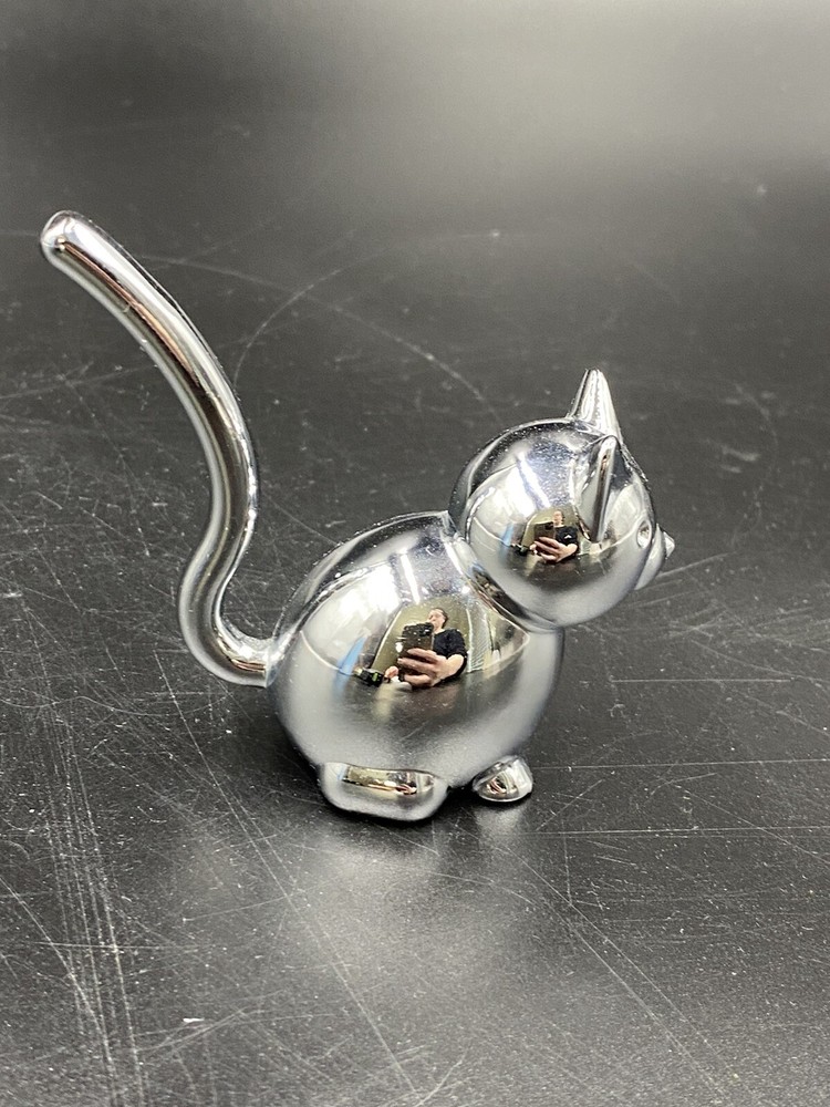 Umbra Zoola Cat Ring Holder Solid Chrome Japan