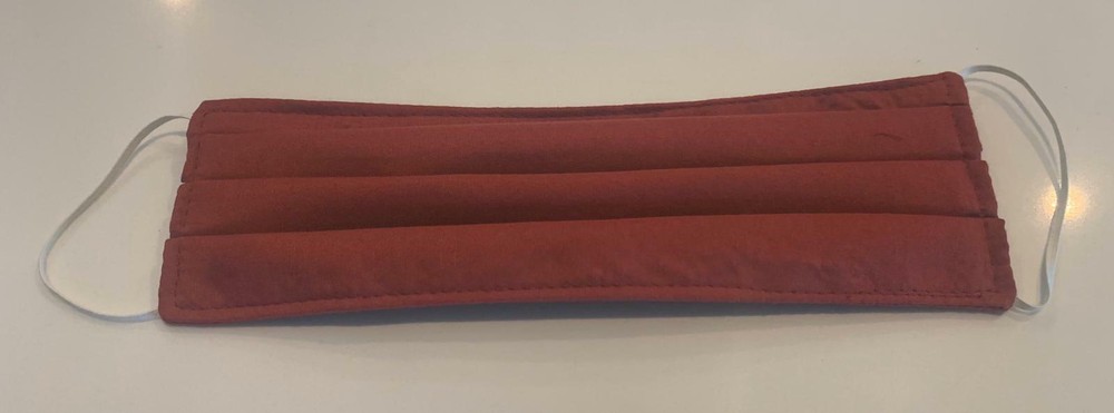 Fabric Reusable Reversible Face MASK Marron