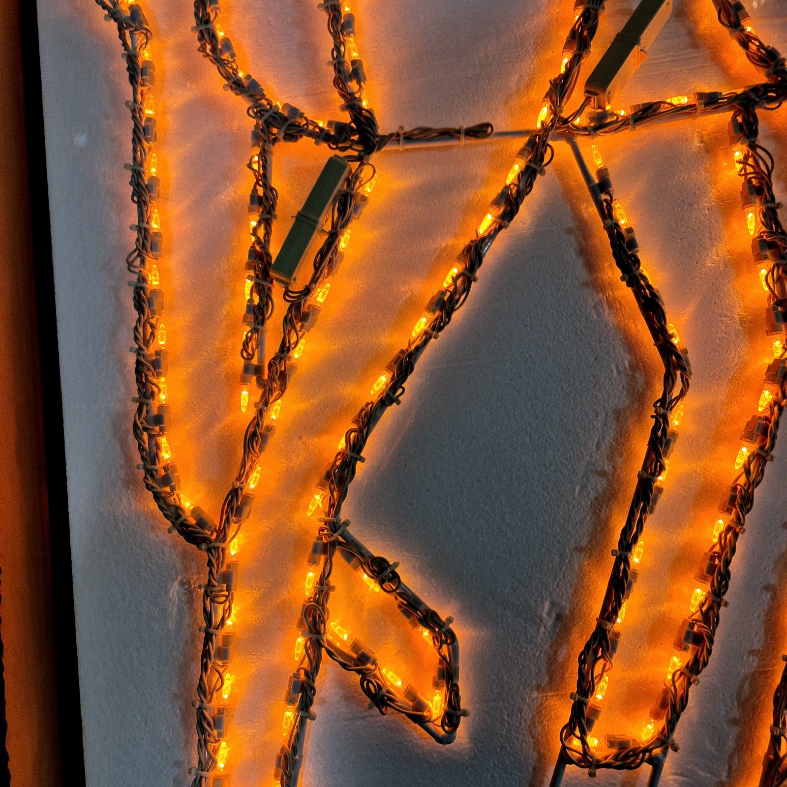 Holiday Lighting Specialists Christmas Standing Doe Outdoor Decoration 5 Ft