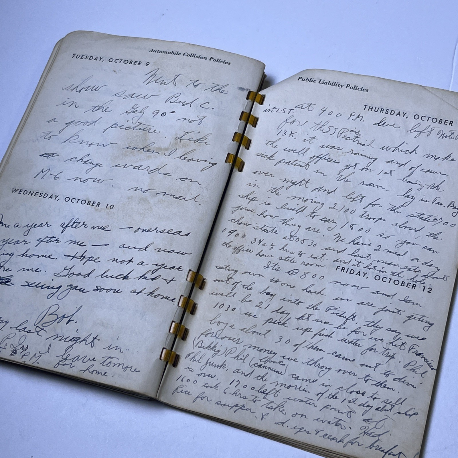 1945 US Navy Domain Of The Golden Dragon Membership Wallet Card WWII + Journal!!