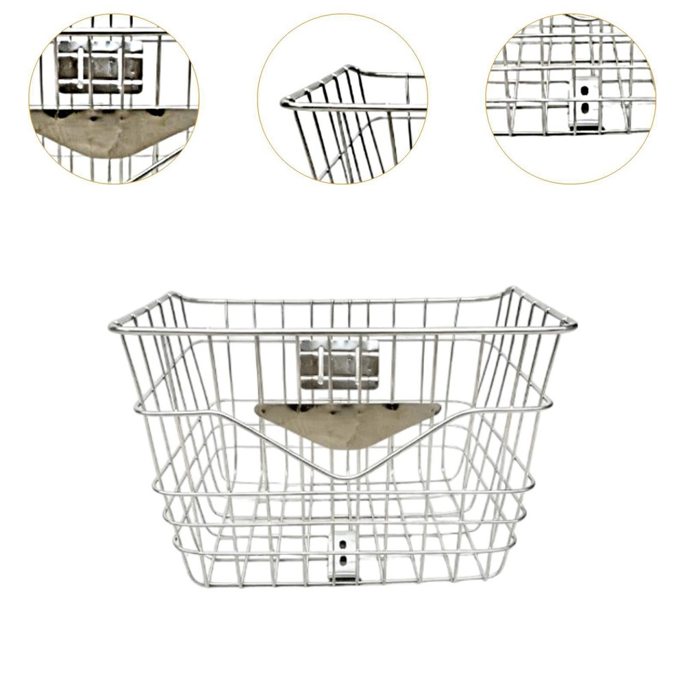 Bike Front Basket Stable Structure Easy Installation Durability Cargo Rack