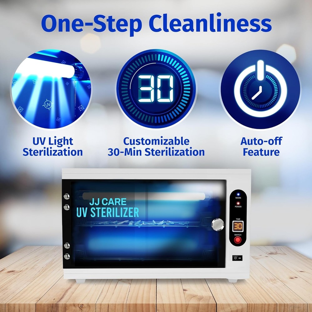 UV Sterilizer 8 Liter Capacity UV Light 99% Sterilization Killing Efficiency LED