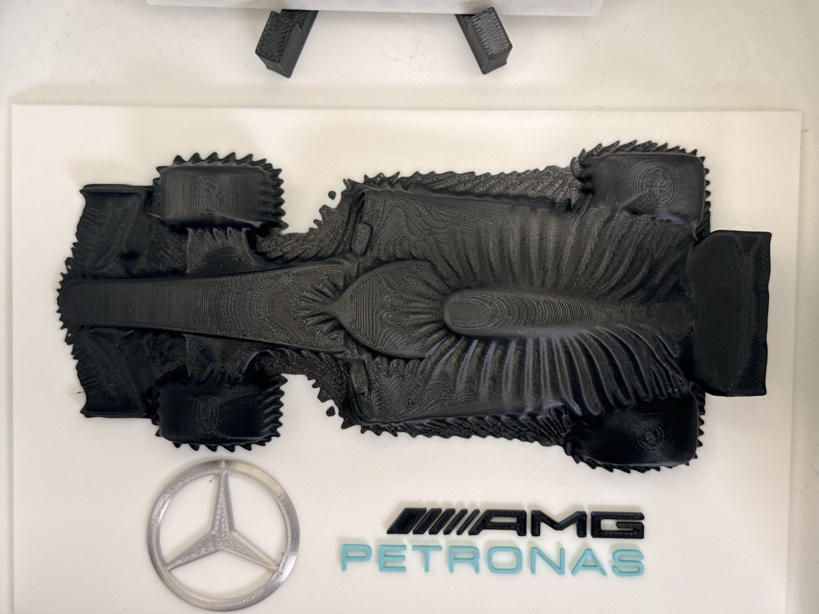 Mercedes AMG Petronas F1 Car Art Decor Logo Gift For Fan Collector Man Cave Desk