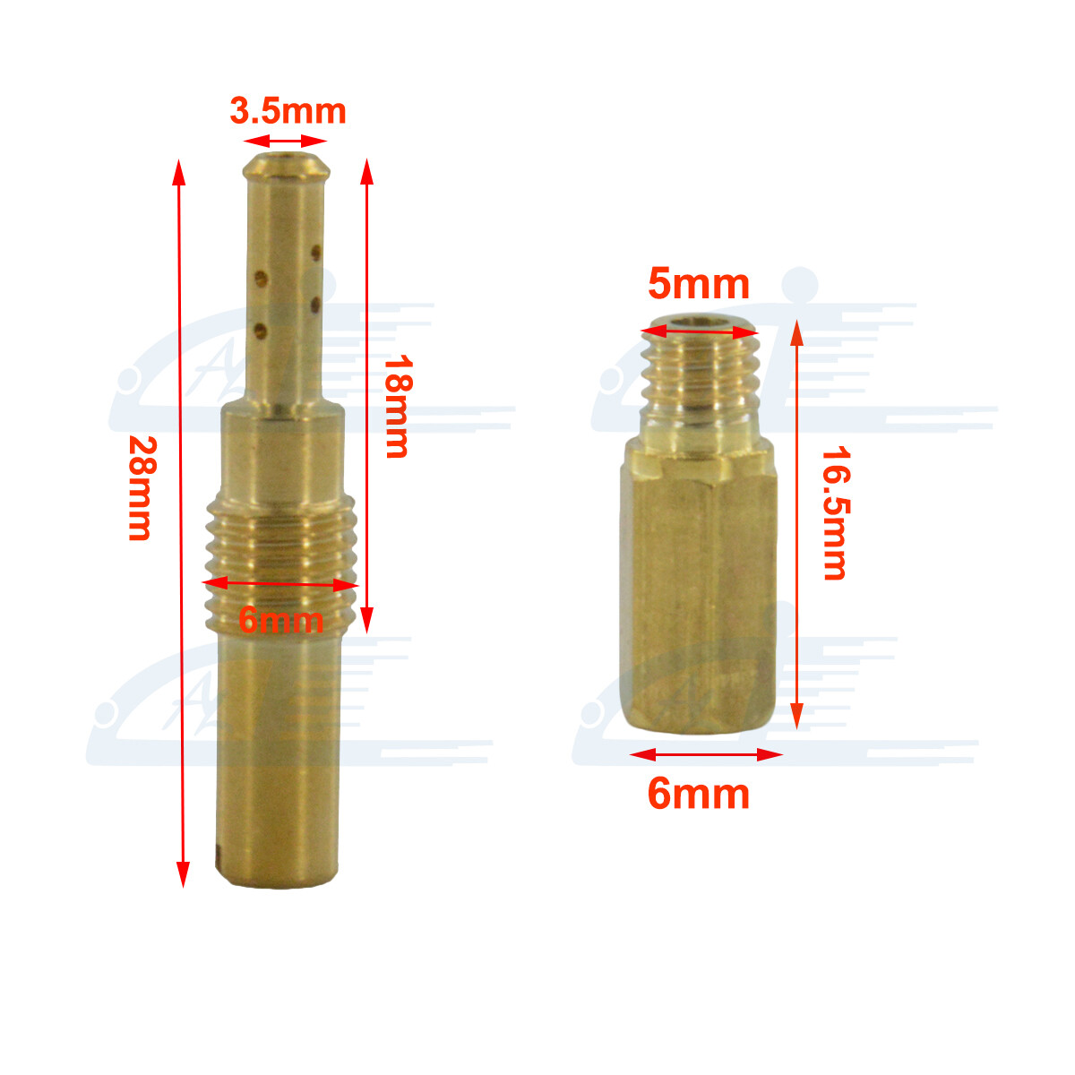 10Pcs Main Jet kit & 10Pcs Set Slow Pilot Jet For PWK Keihin OKO CVK Carburetor