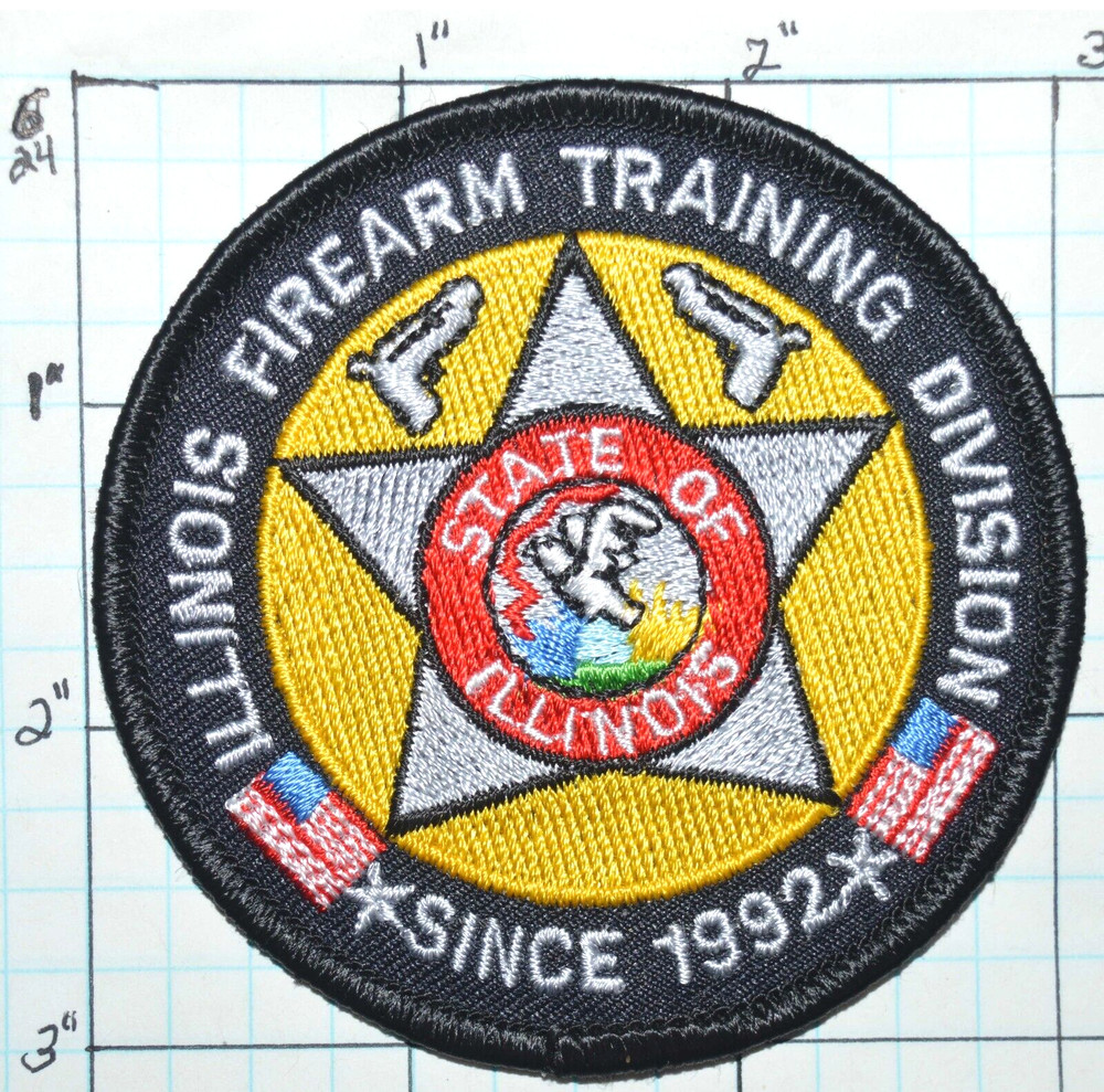 ILLINOIS STATE FIREARM TRAINING DIVISION POLICE DEPT PATCH