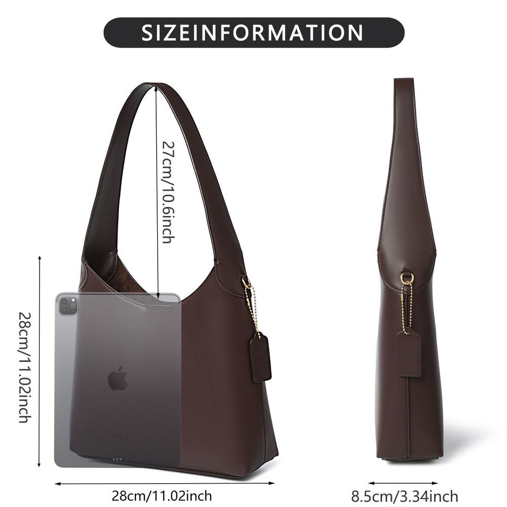 Brooklyn Shoulder Bag (Maple, Medium-28)