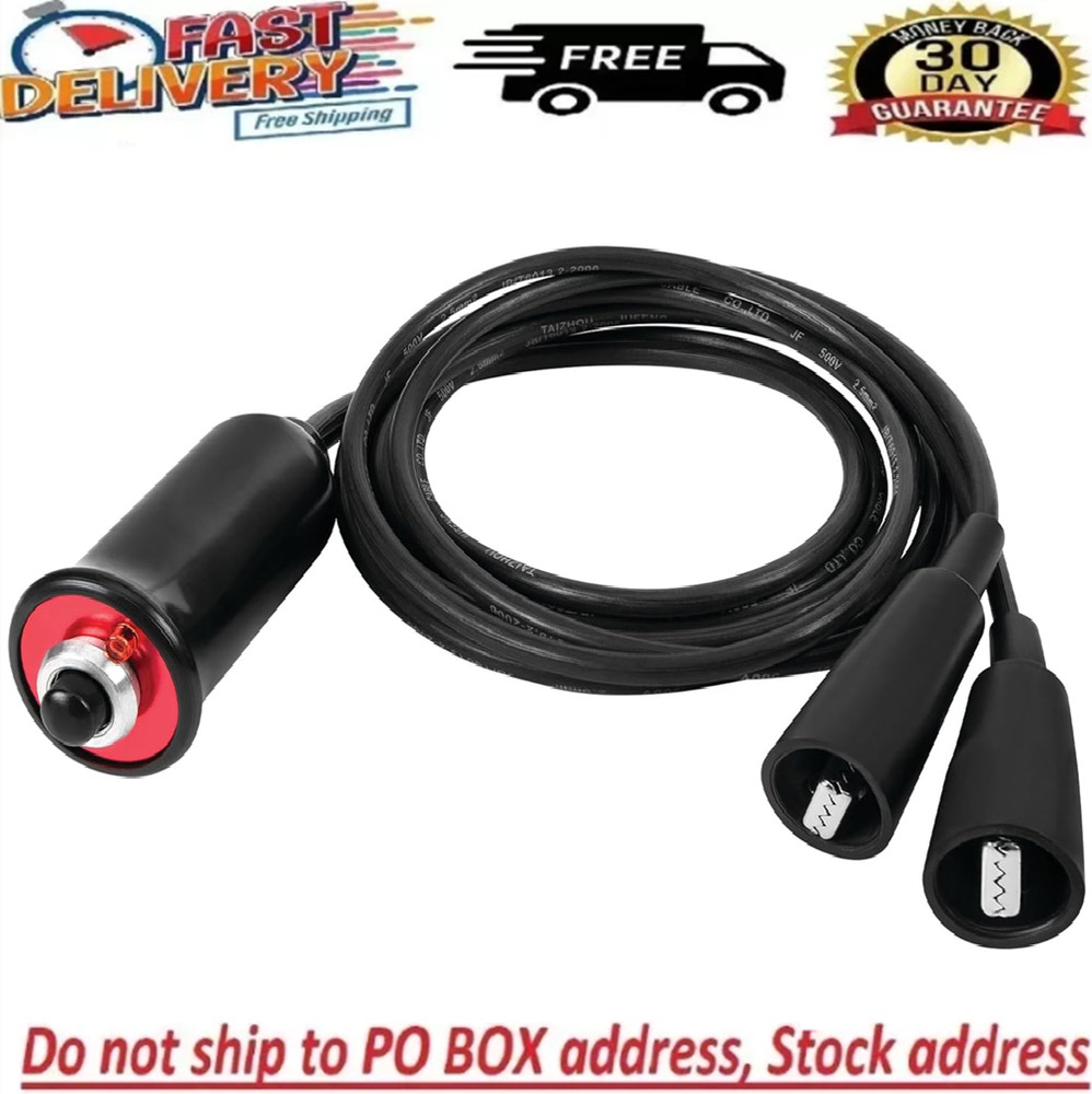 Performance Tool Heavy Duty Remote Starter Push-Button Switch 5-ft Wire Leads