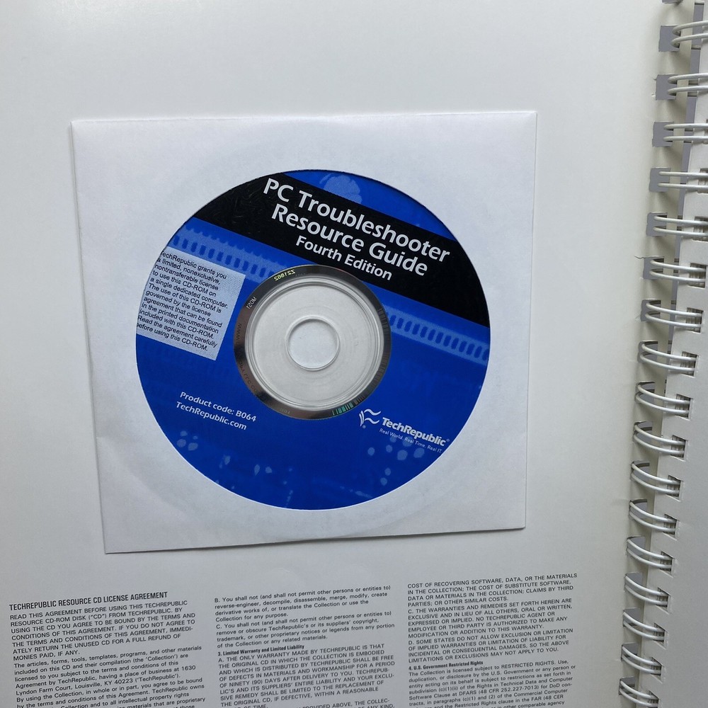 TechRepublic Win Server NT/2003 Quick Reference Commands PC Troubleshooter Guide