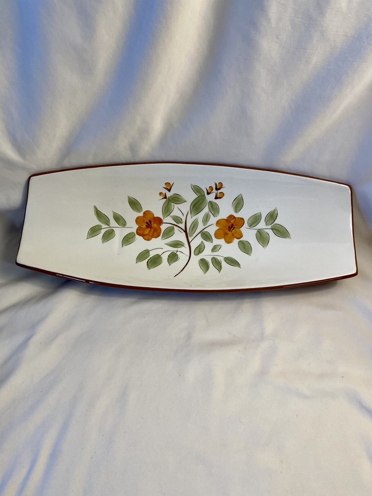 Vintage Stangl Bittersweet Pattern - 15" Bread Tray-Excellent Condition!