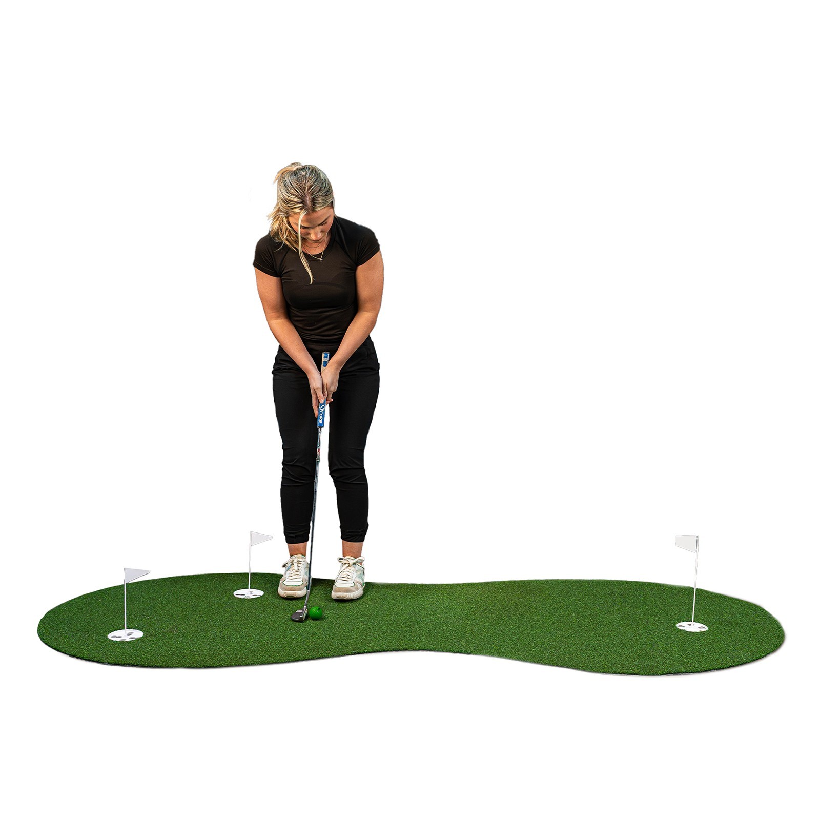 USA-Made 3 x 8 Pro Nylon Turf Putting Green Indoor / Outdoor Practice Mat