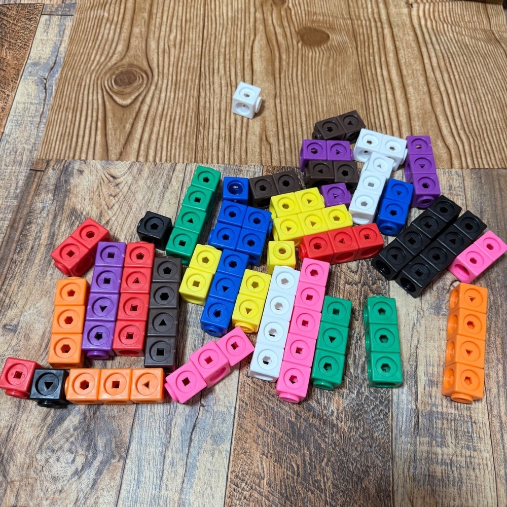 Learning Resources MathLink Cubes Elementary Math Activity Set