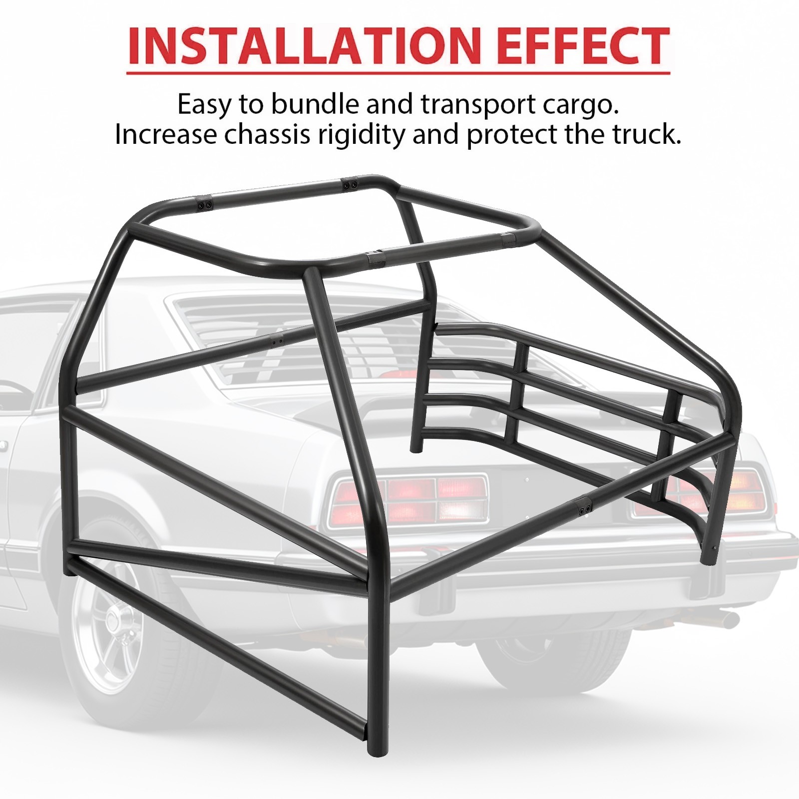 For ALL 22107 Mini Racing Car Universal Roll Cage Kit Steel Standard Roll Bars