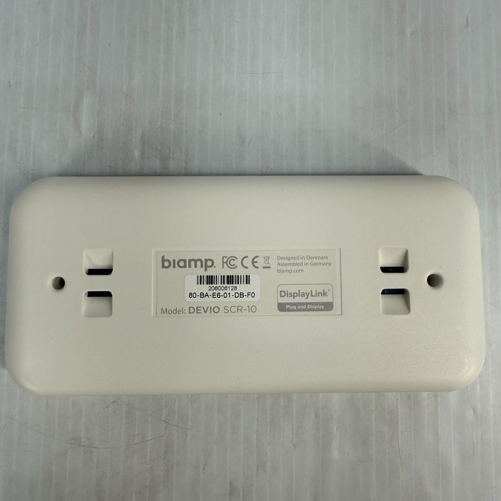 Biamp Devio SCR-10 USB Audio Conferencing Hub Control Interface