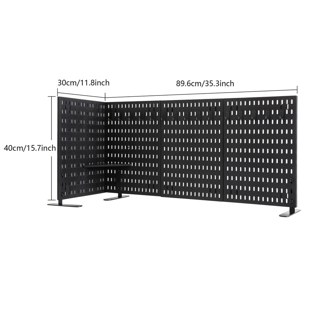 Freestanding Desk Partition Panel Desk Partition Pegboard Desk Privacy Panels