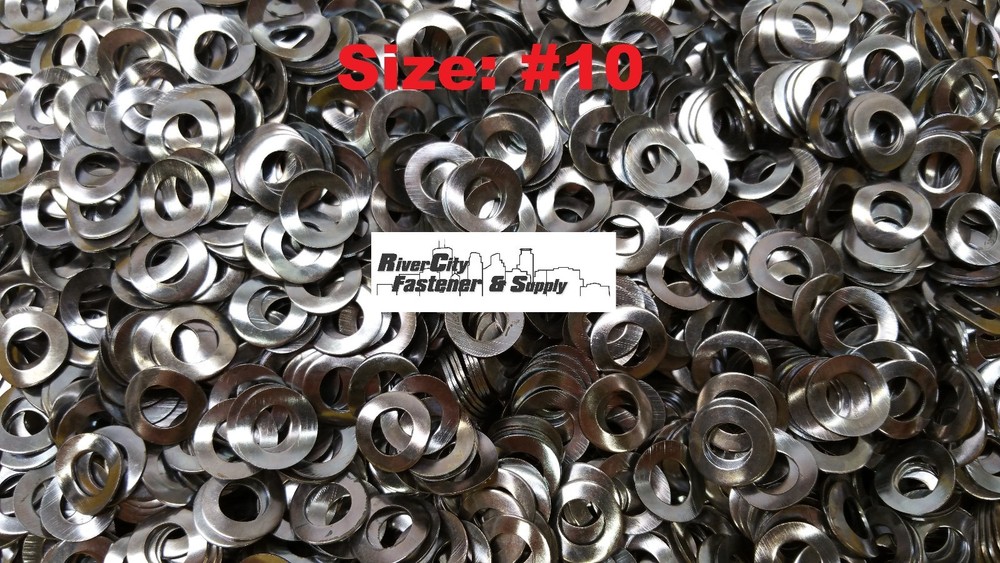(25) #10  Wave Washers Steel Type A