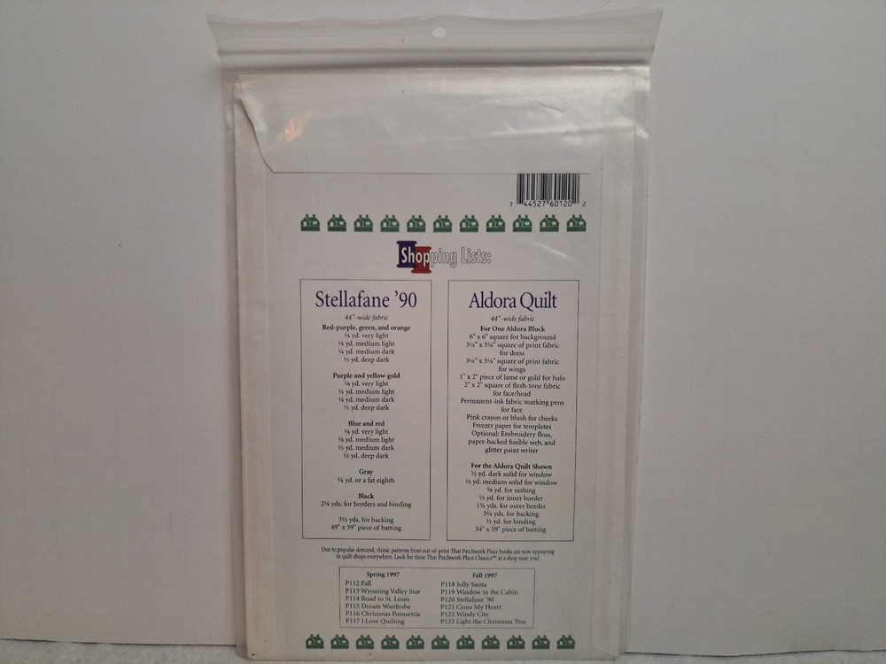 That Patchwork Place Quilt Pattern - Classics (Stellafane '90 & Aldora Quilt)