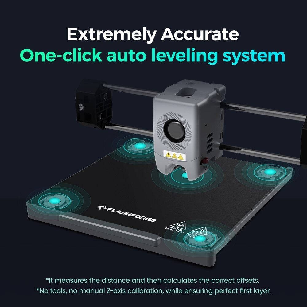 FLASHFORGE 3D Printer Adventurer 5M High-Speed 600 mm/s Auto Leveling WiFi US