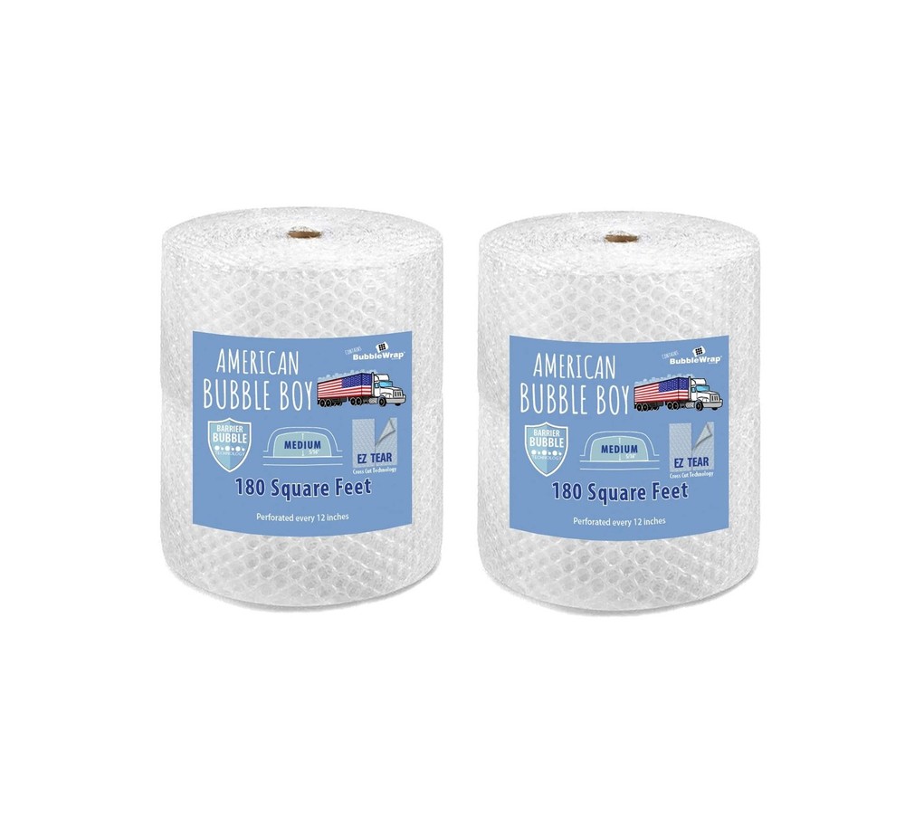 American Bubble Boy 24" Wide Medium Bubble Wrap - 400 Sq Ft