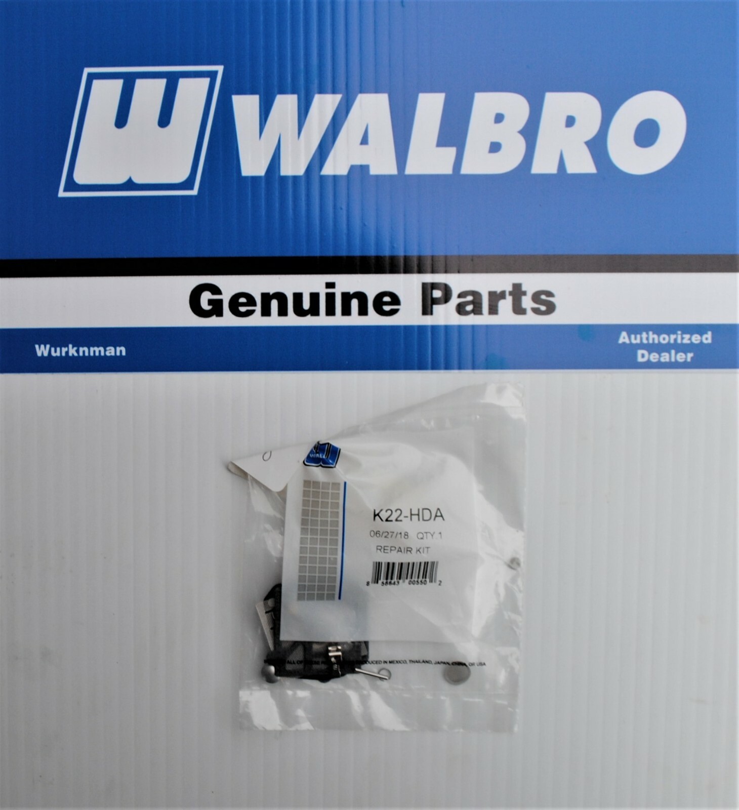 OEM Walbro Carb carburetor kit K22-HDA fits Husqvarna 242 254 257 262 346xp 350