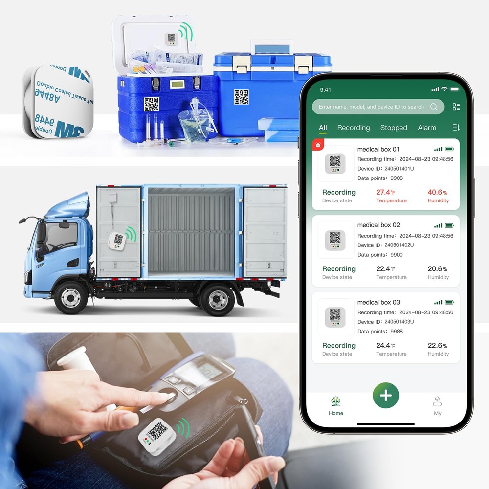 Freshliance Bluetooth Temperature Humidity Data and