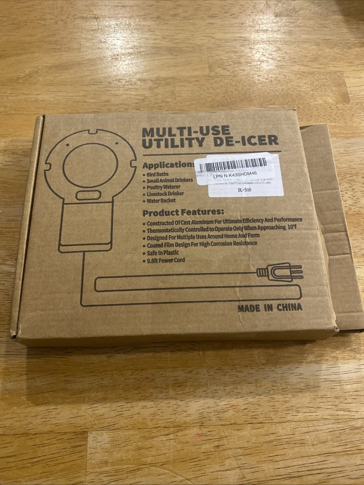 Multi Use Utility De-Icer New Open Box
