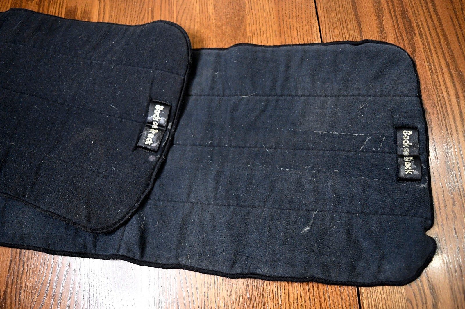 Back on Track, no bow wraps, black, 10” pony, $68 boots