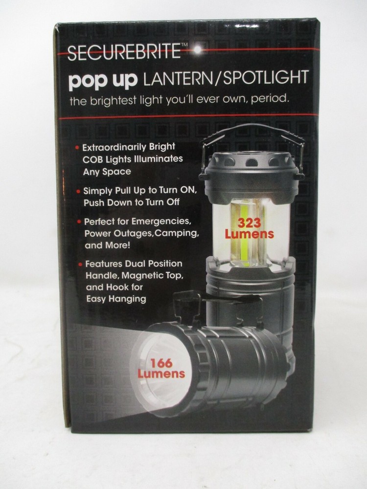 Securebrite Pop Up Lantern / Spotlight - Green