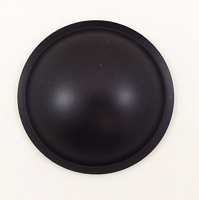 One 2.5" Polypropylene Dust Cap for Speakers