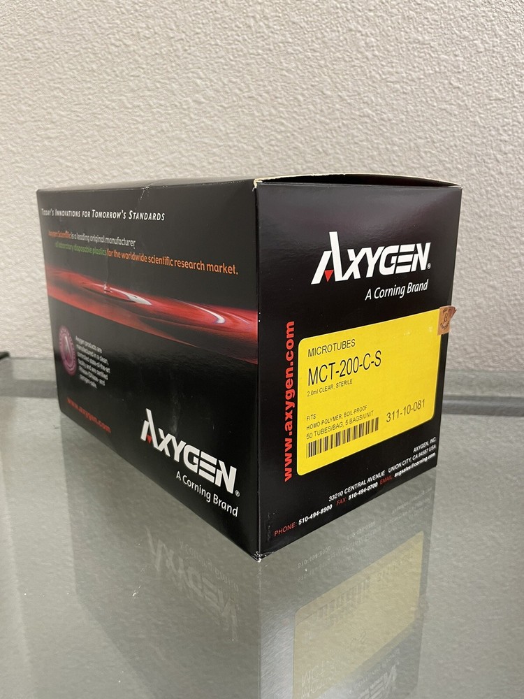 (150) Axygen 2mL Clear Snap lock Microtubes, MCT-200-C-S