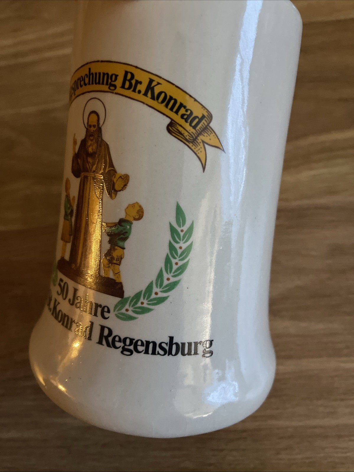 Rare Heiligsprechung Brother Br. Konrad 50th Anniversary Stoneware Beer Stein