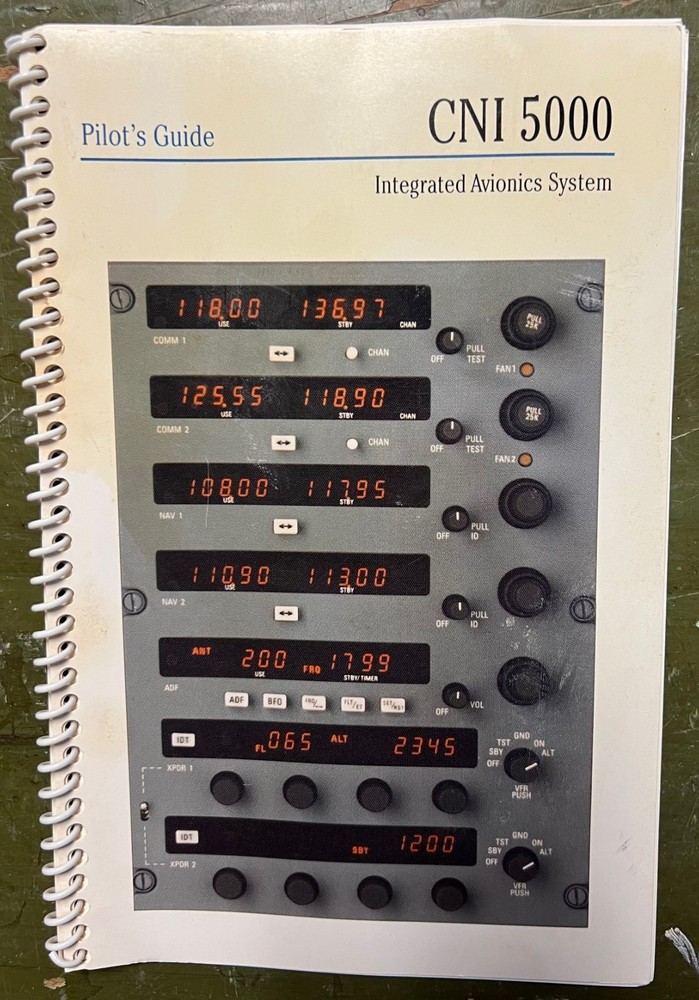 Bendix/King CNI 5000 Integrated Avionics System Pilot's Guide