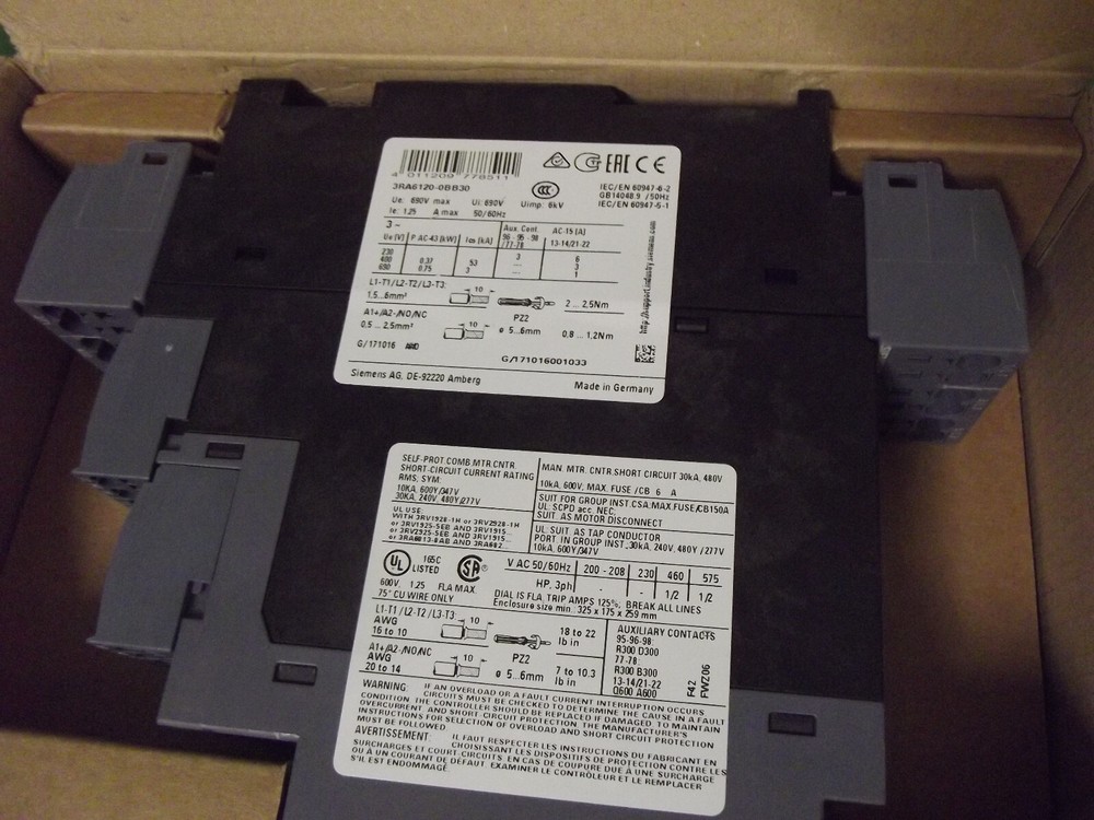 Siemens 3RA6120-0BB30 Compact load feeder