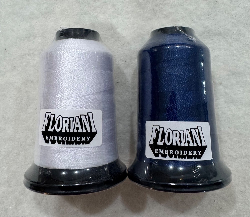 Floriani Embroidery Thread 10 New Spools Polyester Multiple Colors