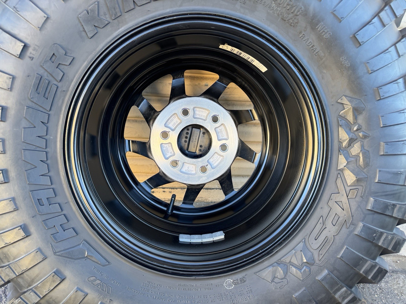 2026 CAN AM MAVERICK R XRC WHEEL TIRE 35x10x16 BEADLOCK XPS HAMMER KING (1)