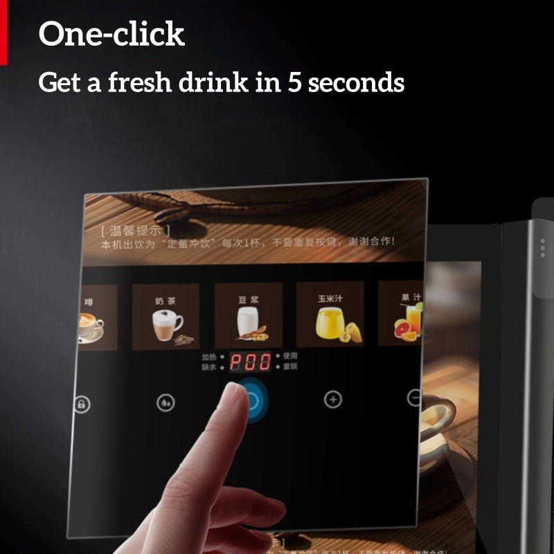 4 Flavors Office Coffee Machine Commercial Coffee Machine Instant Coffee Maker