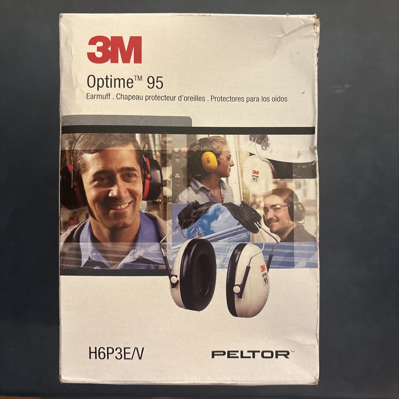 3M Peltor Optime 95 H6P3E/V Hard Hat Mounted Ear Muffs Helmet Earmuff