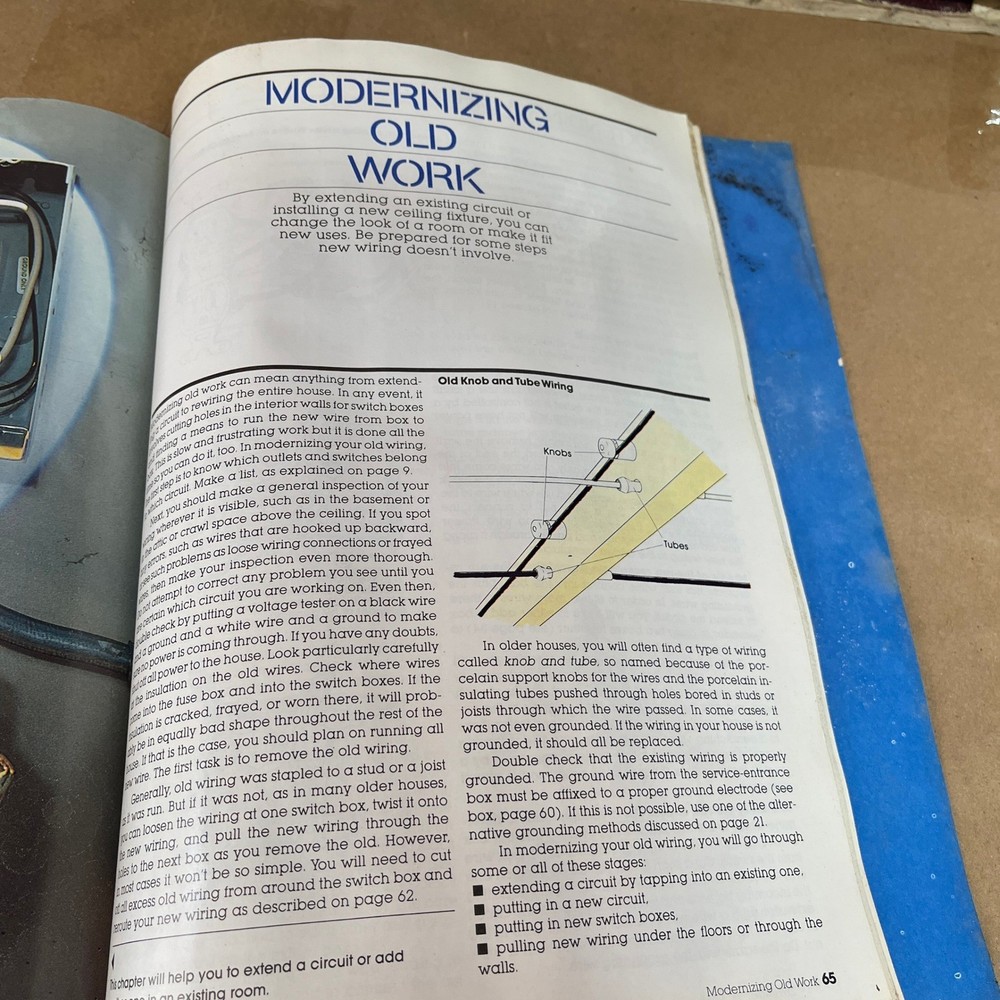 1982 Basic Wiring Techniques by Ortho Books Electrical Illustrated Repair Guide