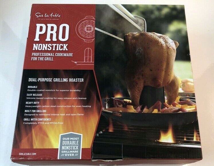 Sur La Table Pro Nonstick Cookware Grilling Vertical Roaster