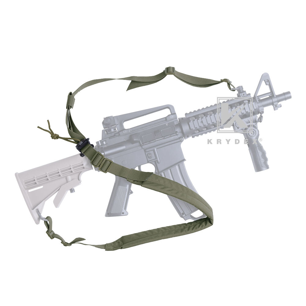 KRYDEX MK2 Tactical 2 Point Sling Shoulder Padded Strap Adjustable Quick Detach