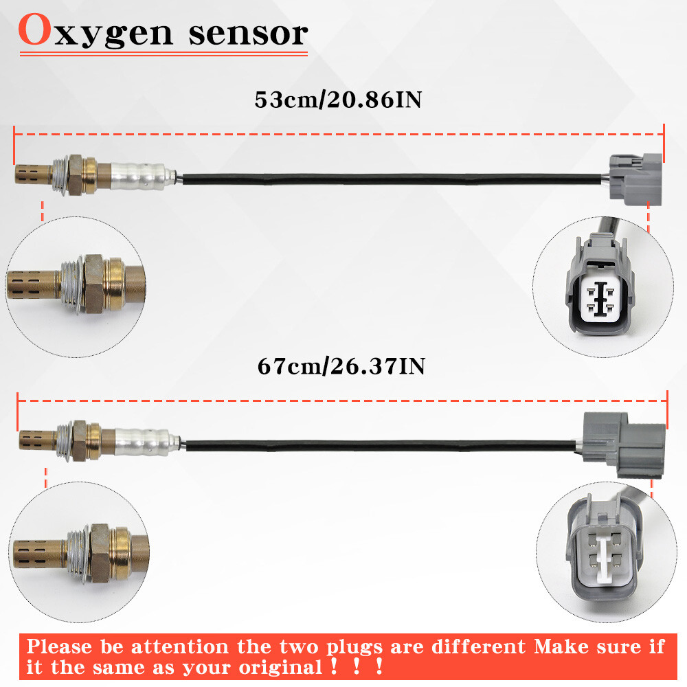 2pcs For 1999-2004 Honda Odyssey 3.5L Upstream & Downstream Oxygen O2 Sensor