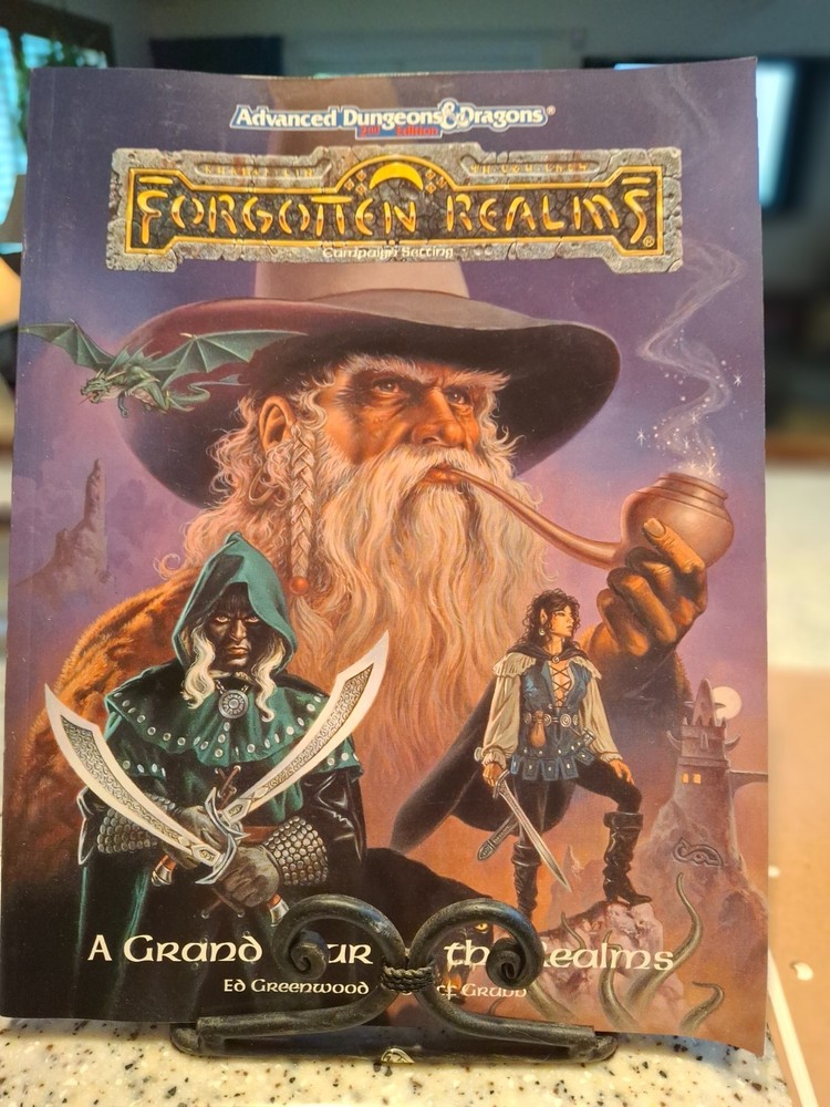 AD&D Dungeons & Dragons Forgotten Realms Campaign Setting Box (Complete)