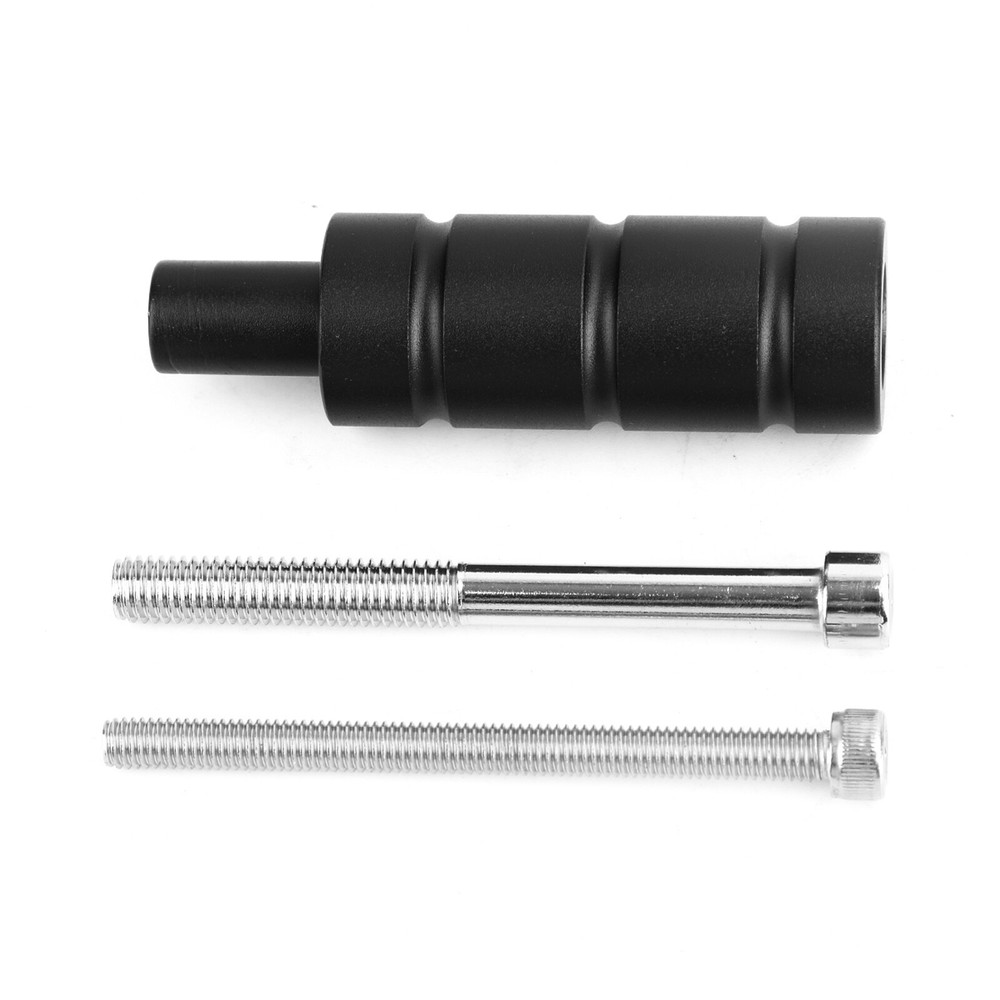 Black M8 M6 Motorcycle Headlight Fog Light Mount Bracket Extender Support Bar E