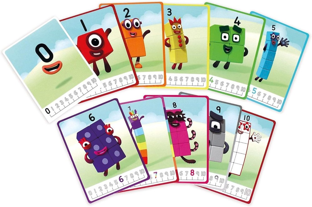 hand2mind MathLink Cubes Numberblocks 1-10 Activity Set, 30 Preschool Learning A