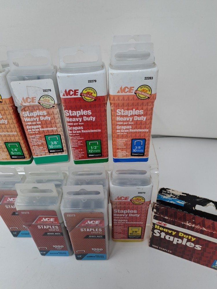 (Roofers)Assorted Ace Staples 13 Packs