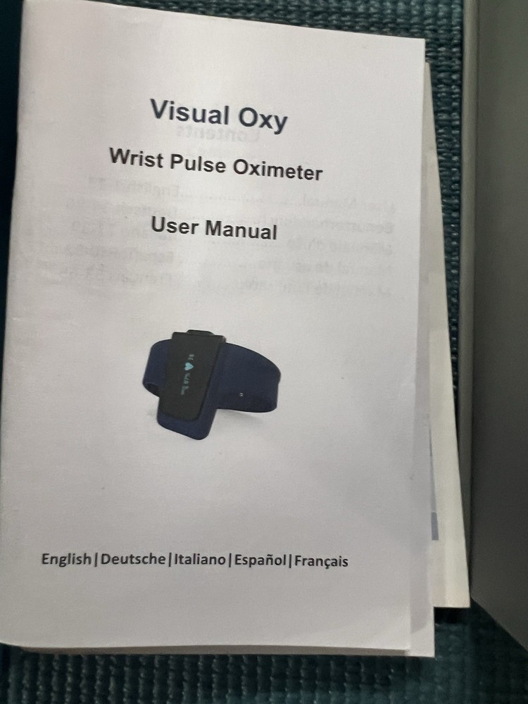 Viatom Visual Oxy Wrist Pulse Odometer Used