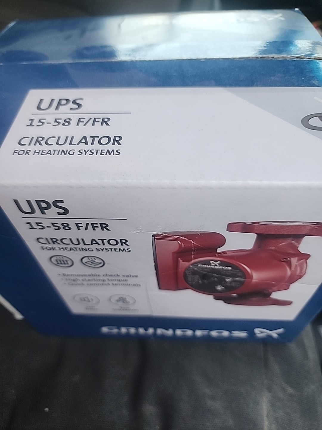 Grundfos Ups 15-58 F/fr Circulation Pump Super Brute 115v
