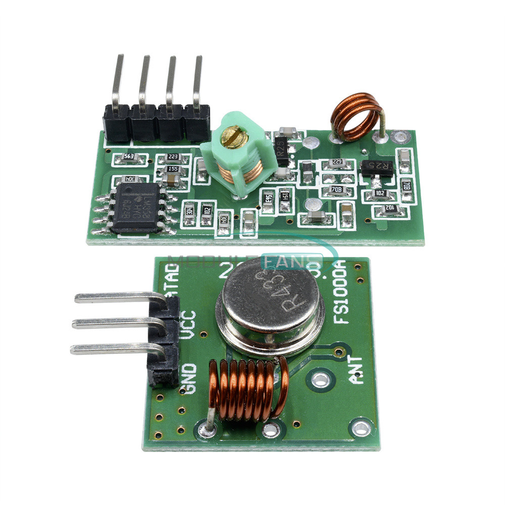 10PCS 433Mhz RF Transmitter Receiver Link Kit for Arduin/ARM/MC​U Remote Control